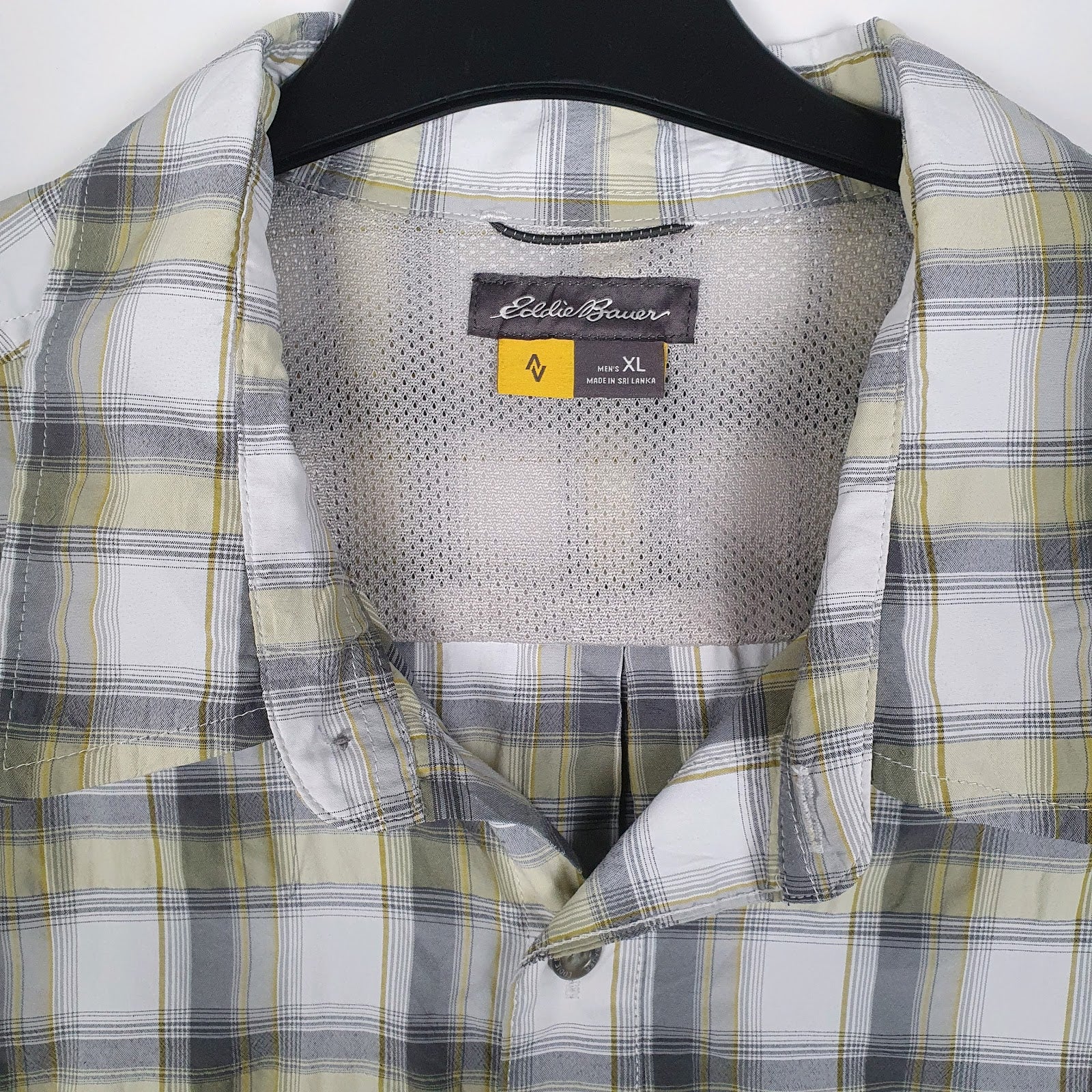 Mens Grey Eddie Bauer Hiking Walking  Shirt