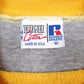 Mens Yellow Russel Athletic Vintage 90s Made In USA Crewneck Jumper