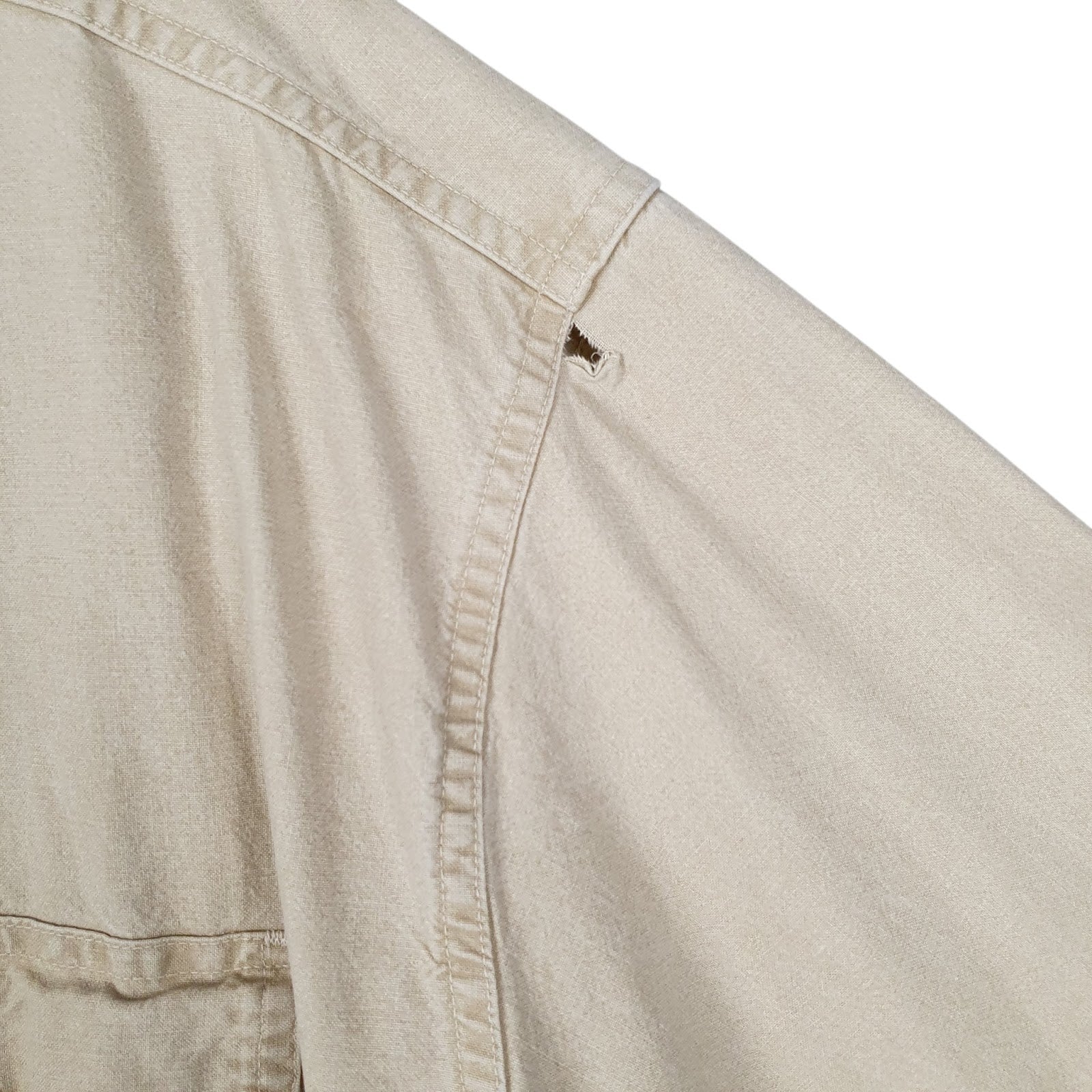 Mens Beige L.L.Bean   Shirt