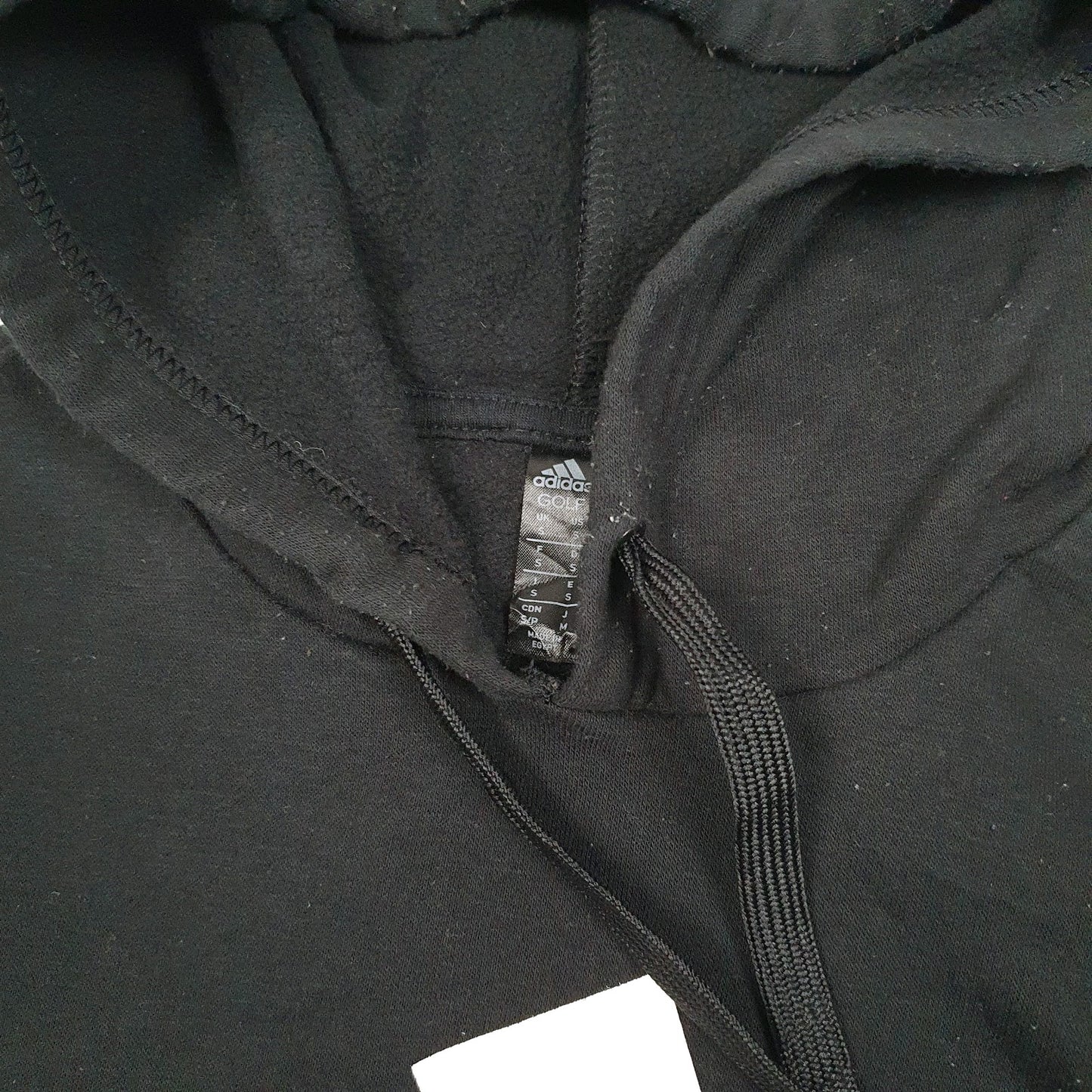 Mens Black Adidas Golf Hoodie Jumper