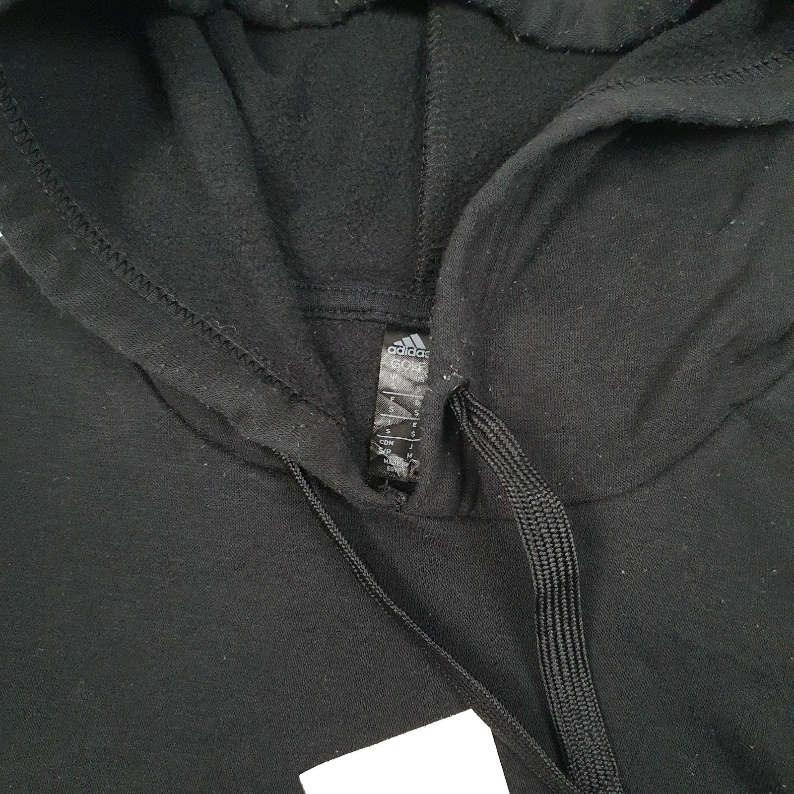 Mens Black Adidas Golf Hoodie Jumper