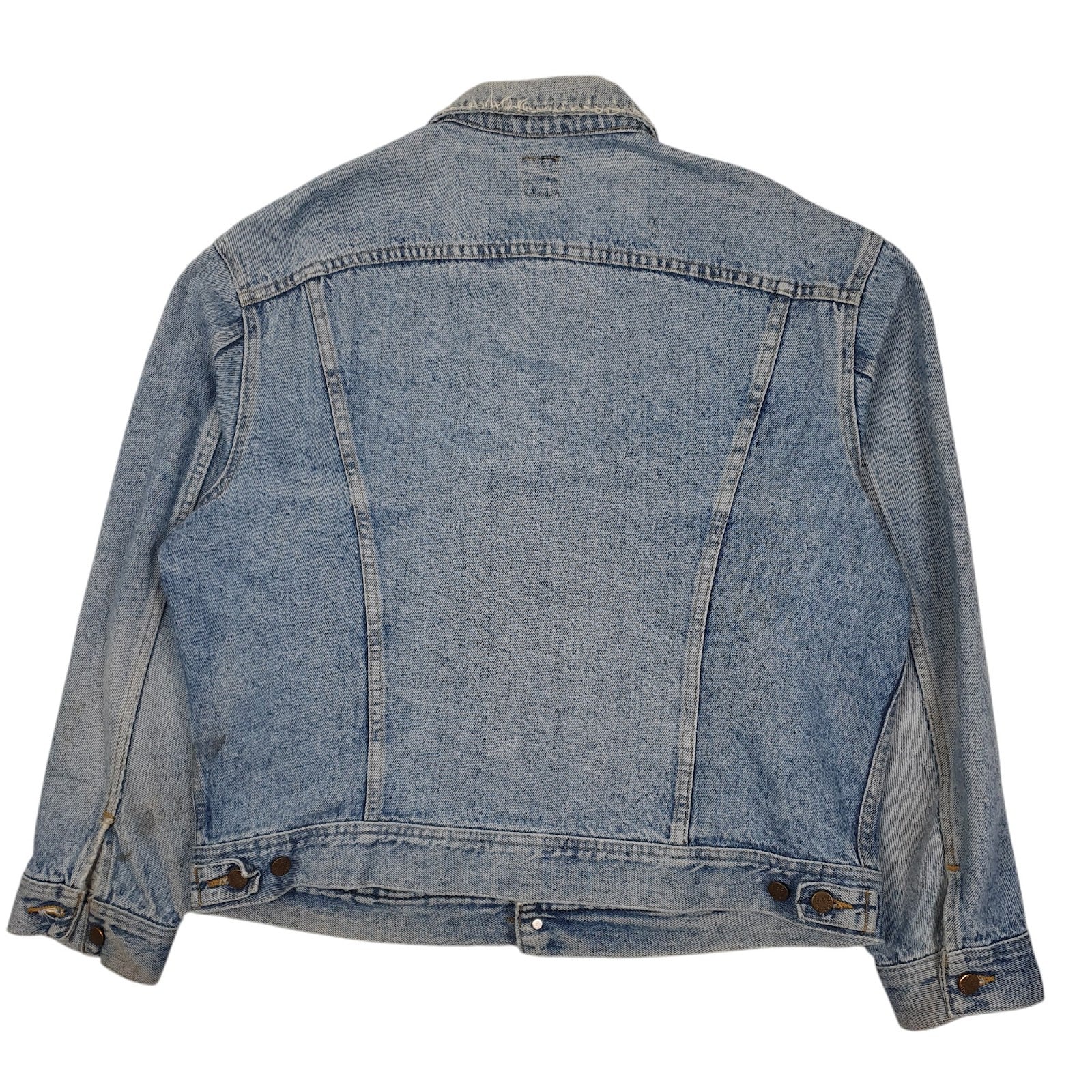 Mens Blue Lee Vintage 1980s Rider  Coat