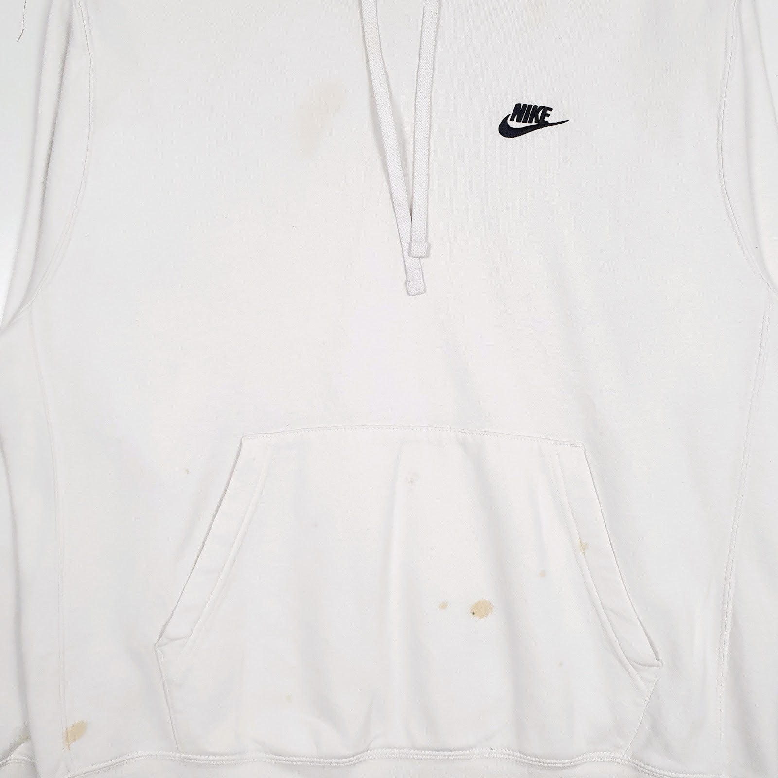Mens White Nike  Hoodie Jumper