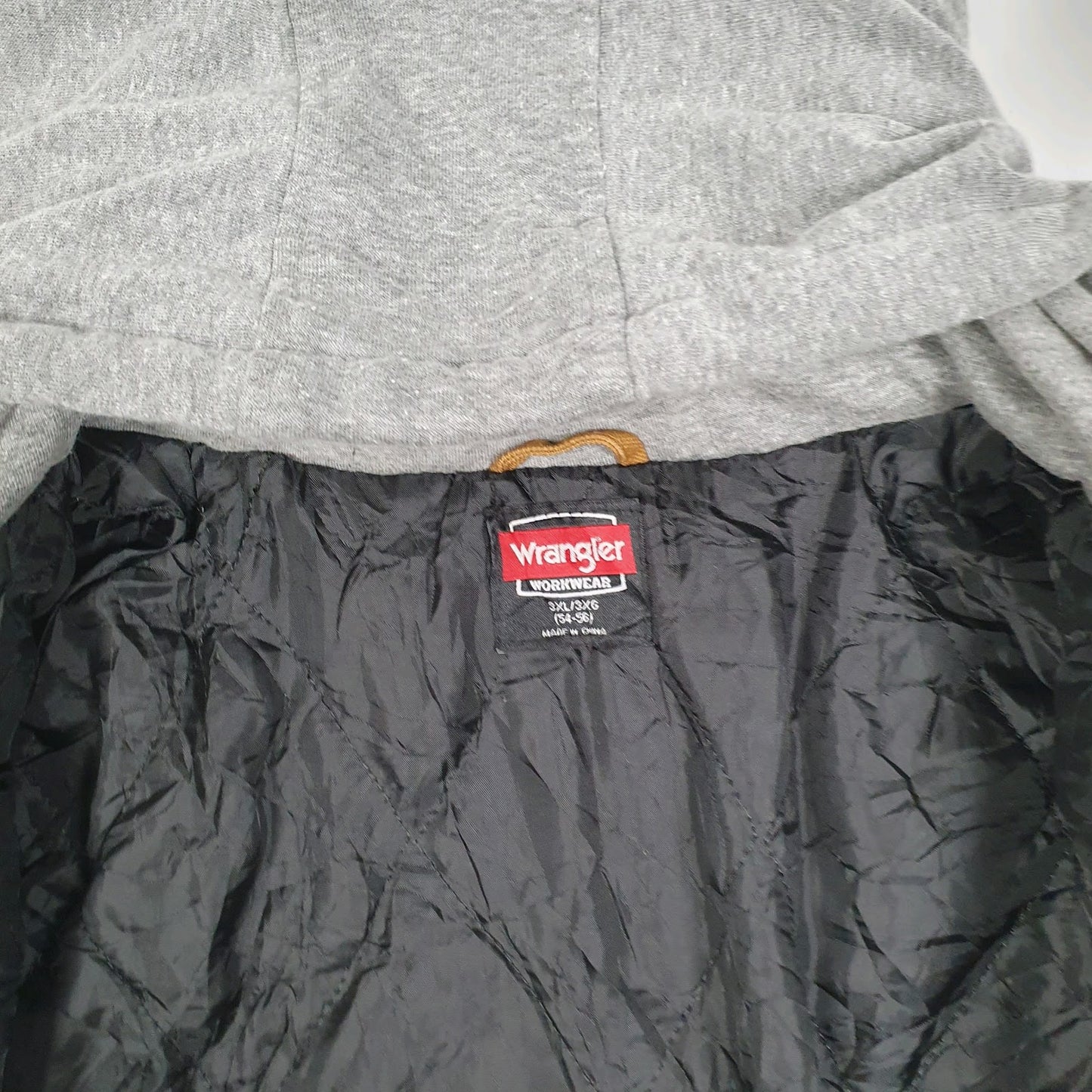 Mens Brown Wrangler Chore Hoodie  Coat