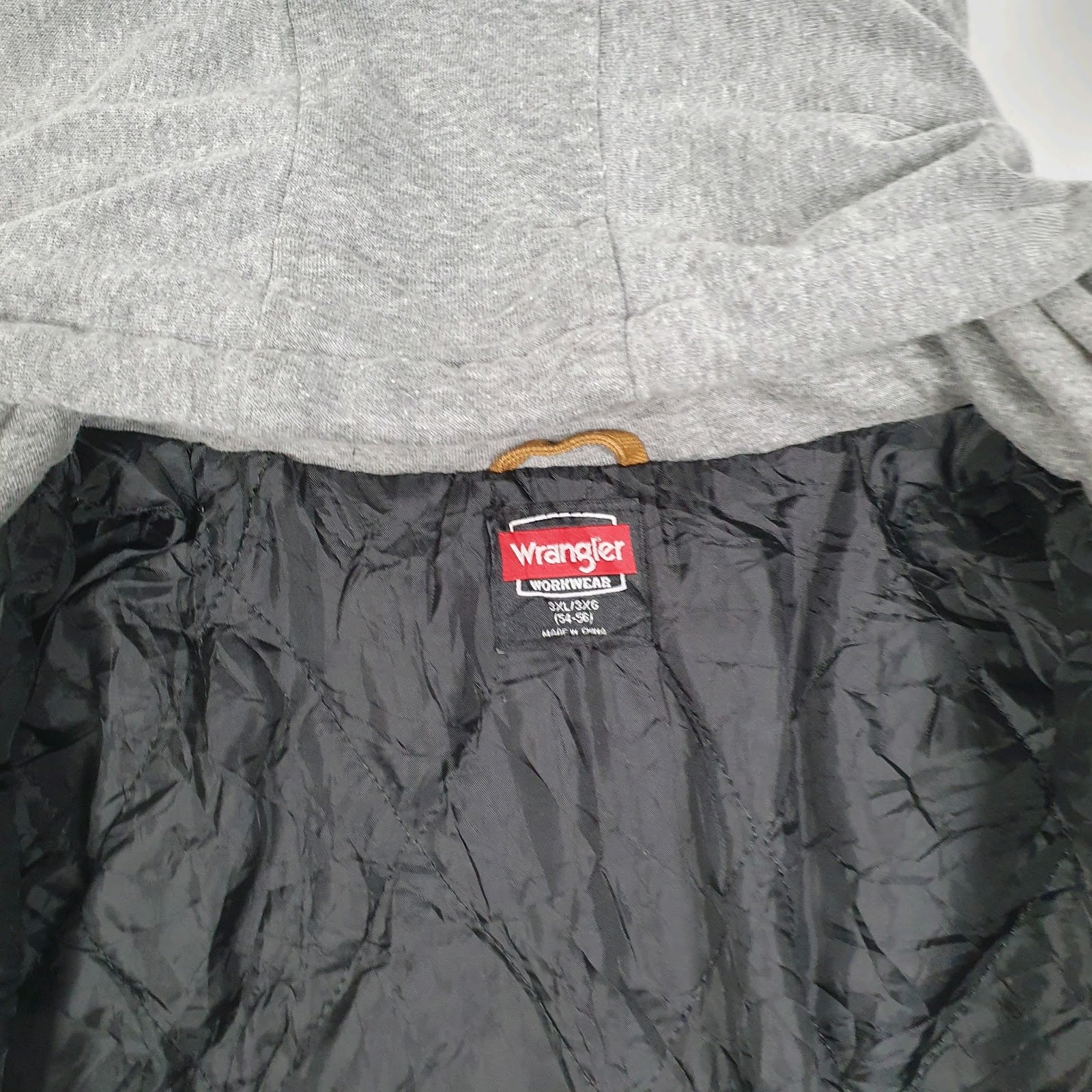 Mens Brown Wrangler Chore Hoodie  Coat