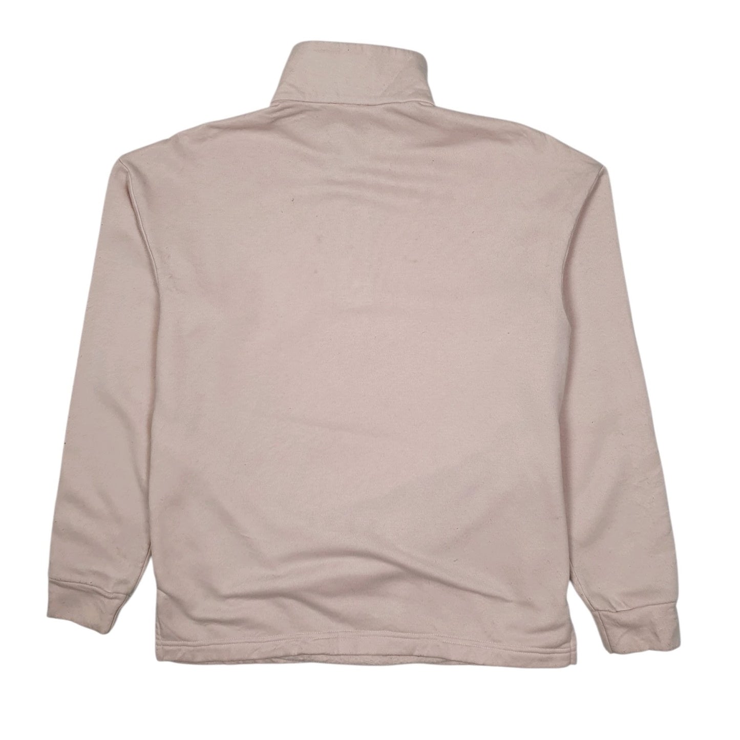 Womens Pink Adidas  Quarter Zip Jumper