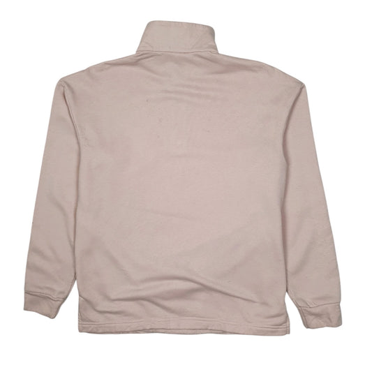 Womens Pink Adidas  Quarter Zip Jumper