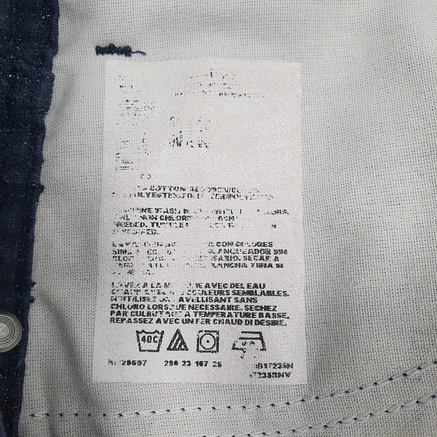 Mens Navy Dickies   Trousers