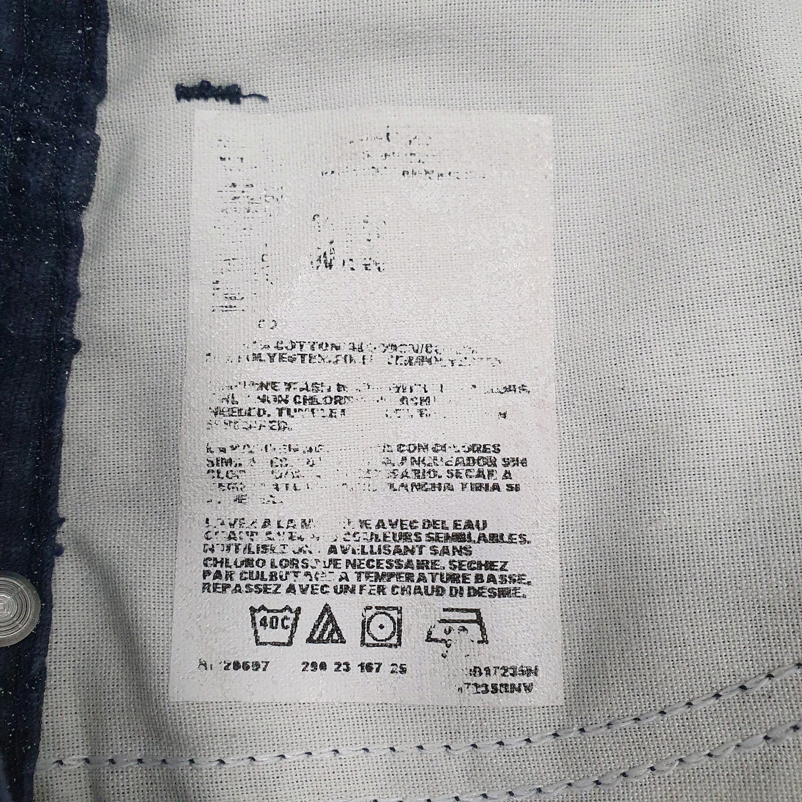 Mens Navy Dickies   Trousers