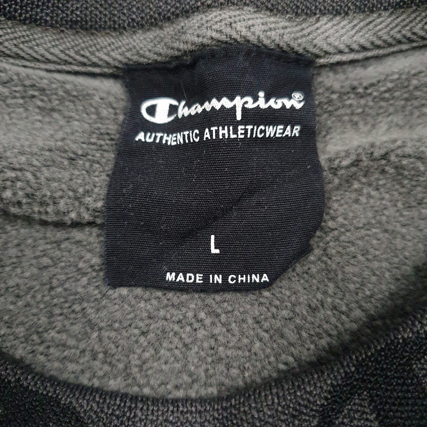 Mens Grey Champion  Crewneck Jumper