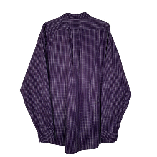 Mens Purple Eddie Bauer Tall  Shirt