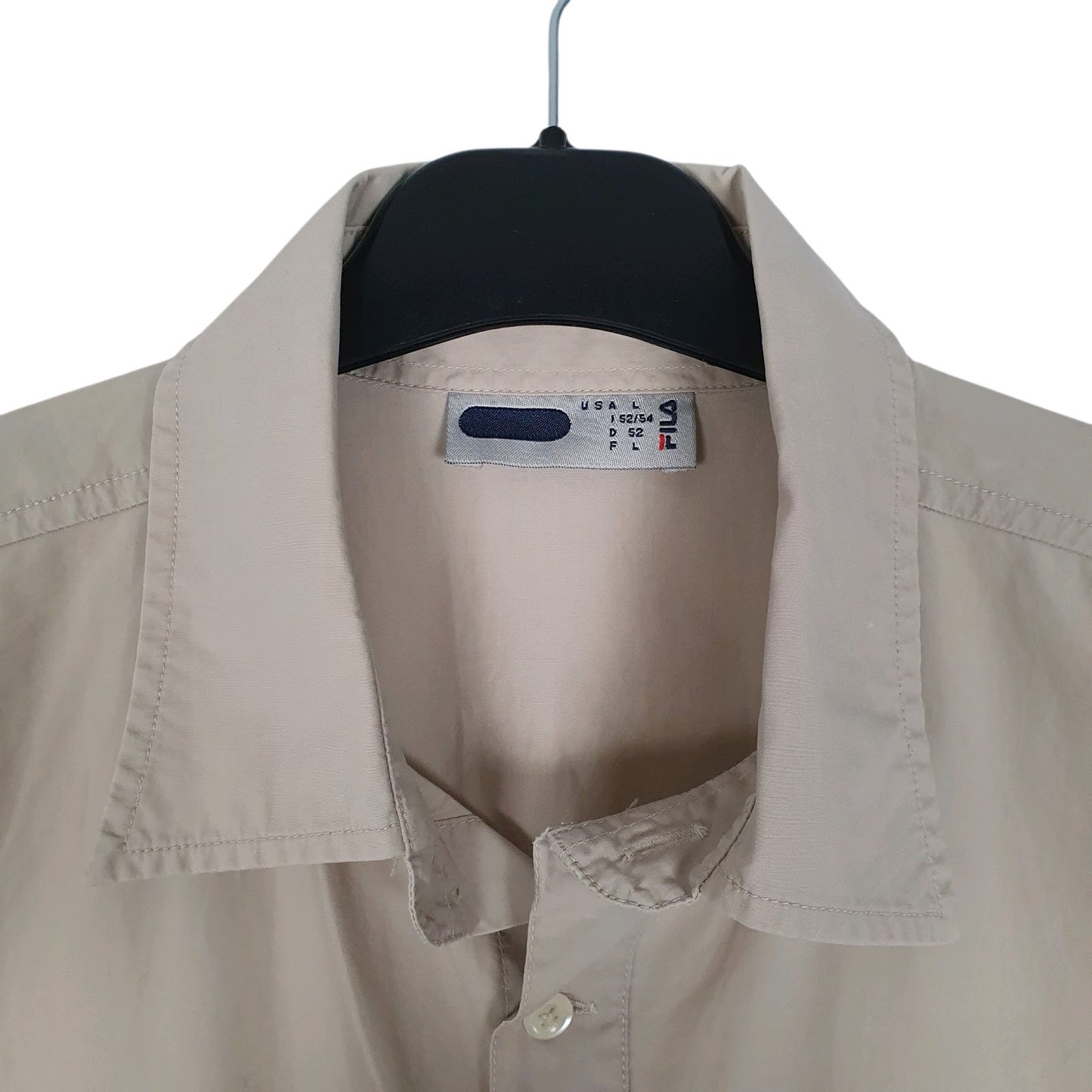 Mens Beige Fila   Shirt