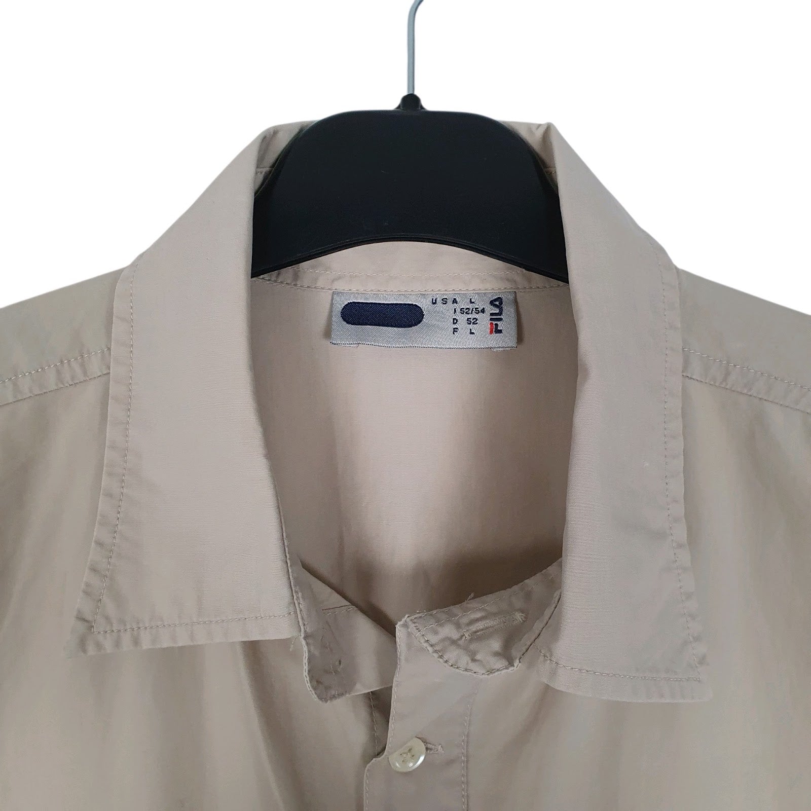 Mens Beige Fila   Shirt