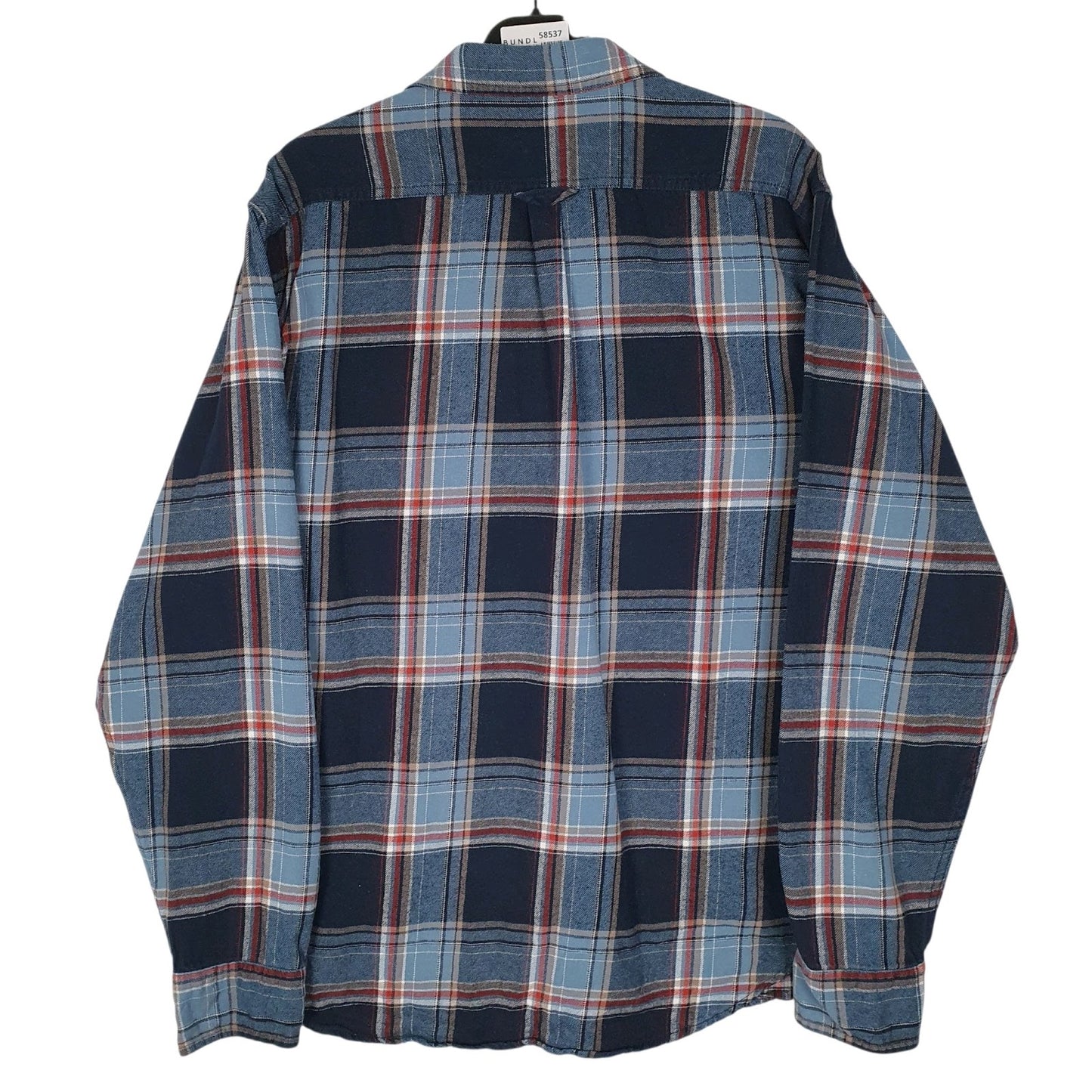 Mens Blue Eddie Bauer Flannel  Shirt