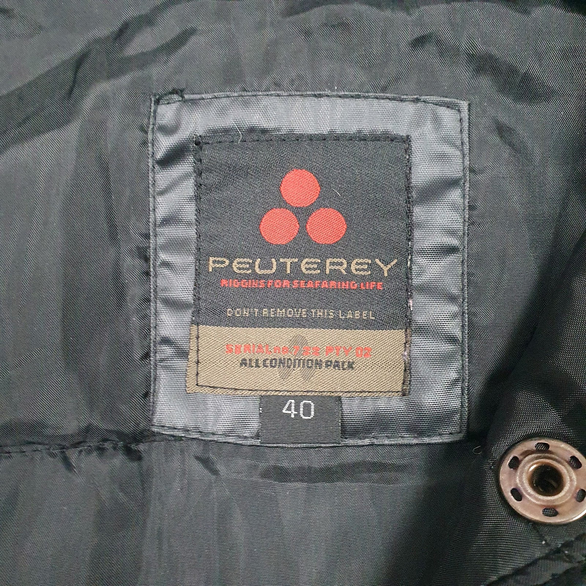 Womens Black Peuterey   Coat