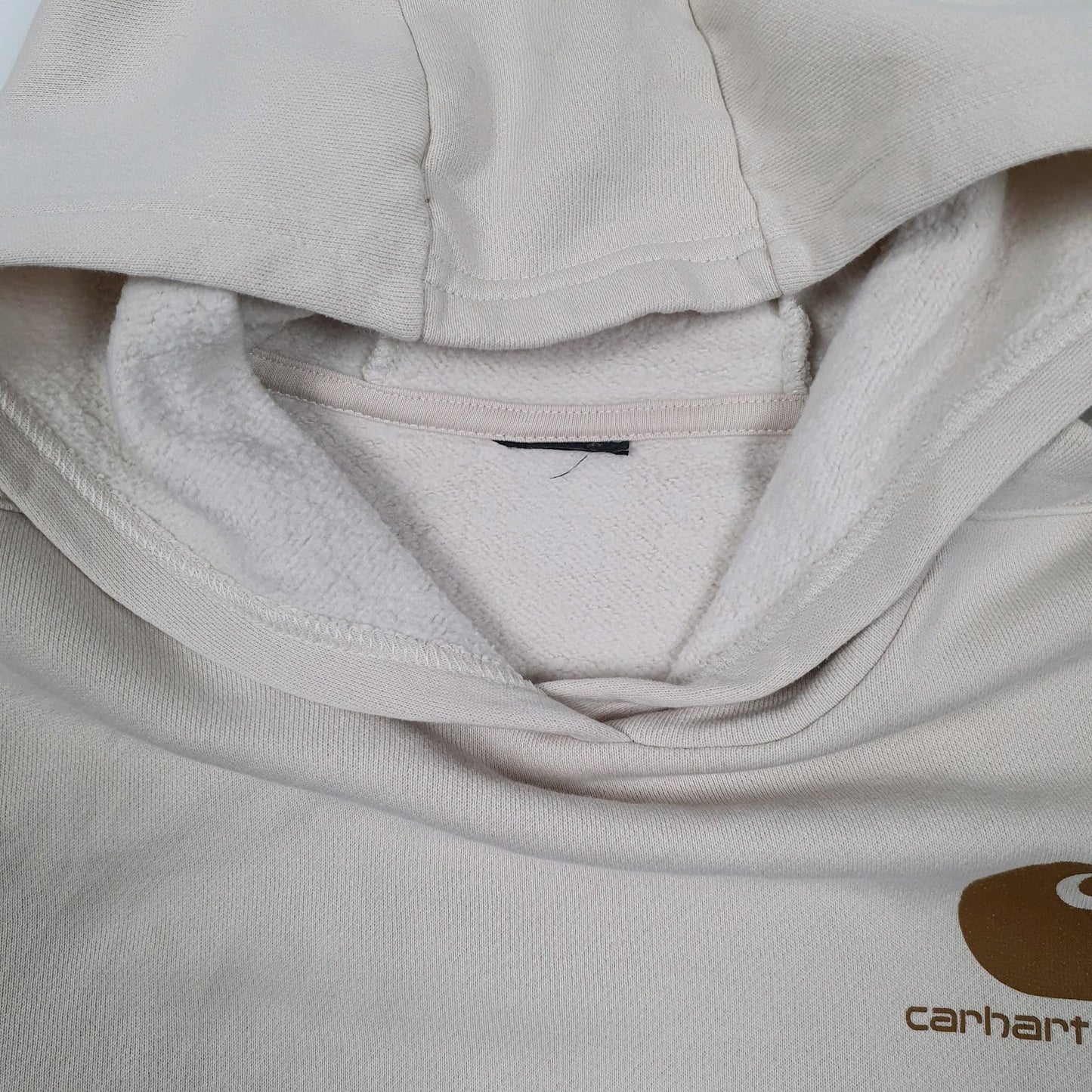 Womens Cream Carhartt  Hoodie Jumper
