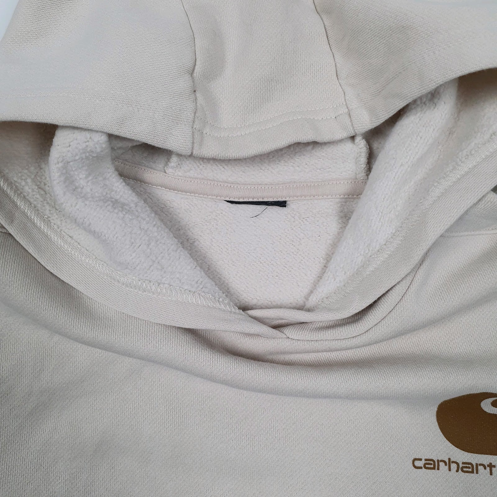 Womens Cream Carhartt  Hoodie Jumper