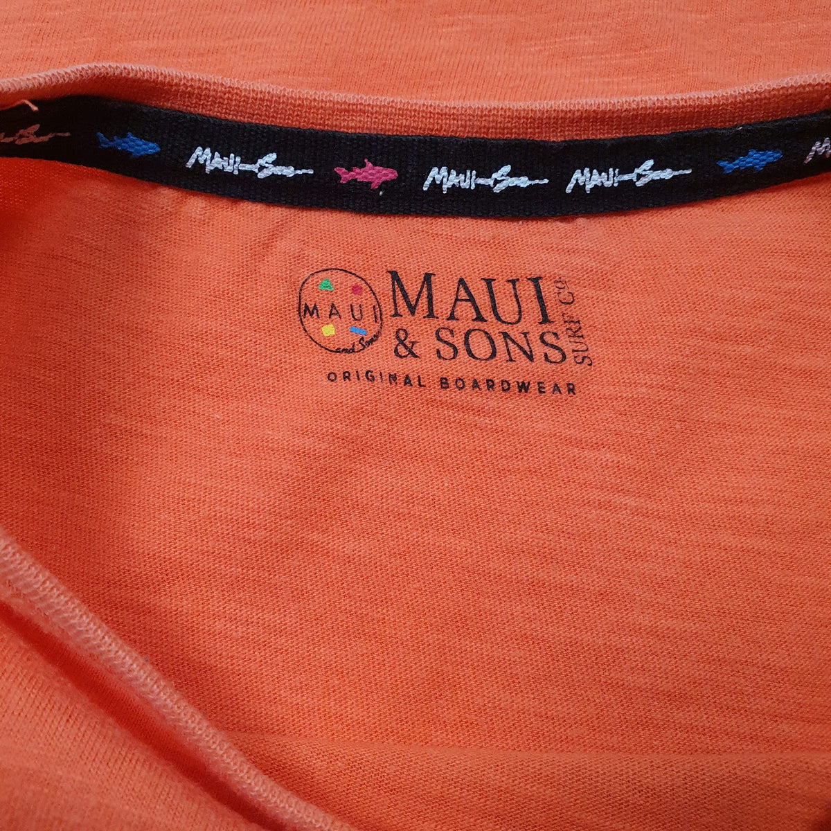 Mens Orange Maui & Sons   T Shirt