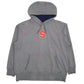 Mens Grey Nike Team Lacrosse Hoodie Jumper
