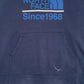 Mens Navy The North Face Spellout Hoodie Jumper
