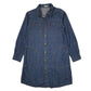 Womens Blue Gu  Long Sleeve Dress