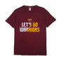 Mens Burgundy Fruit Of The Loom Indian Hills Warriors Football Short Sleeve T Shirt