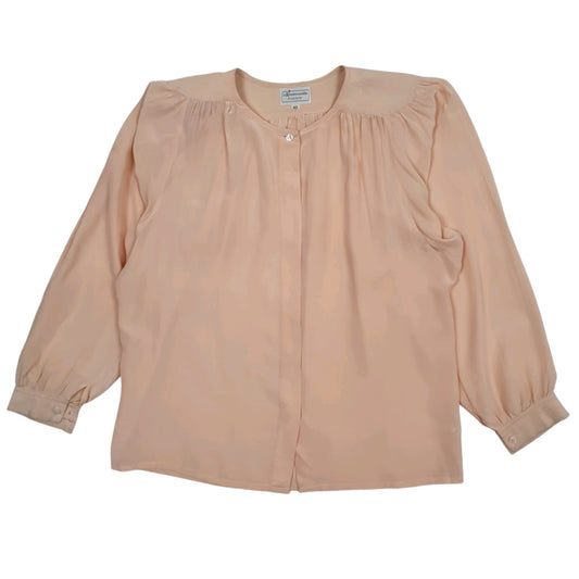 Womens Pink La Rinascenta Blouse Long Sleeve T Shirt