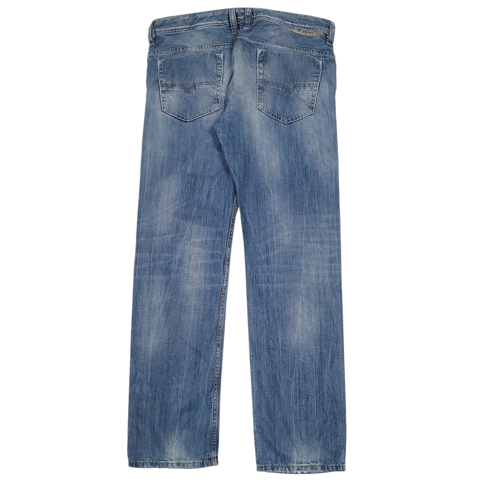 Mens Blue Diesel Industry   Jeans