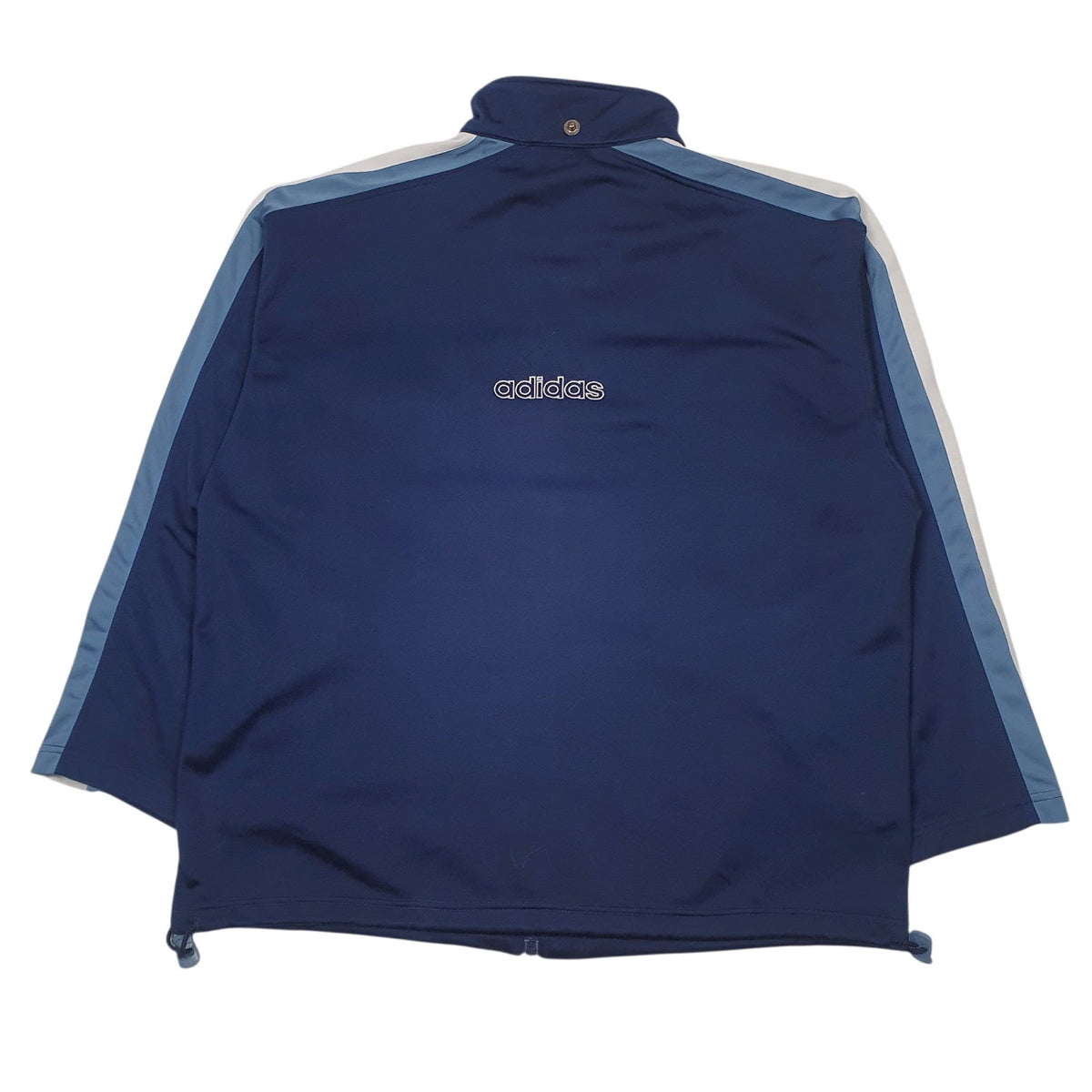 Mens Navy Adidas Vintage Full Zip Jumper