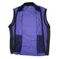 Womens Purple Nike Vintage 90s Vest Bodywarmer Crewneck Coat