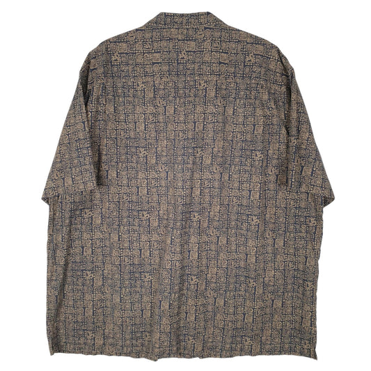 Mens Grey L.L.Bean Aztec  Shirt