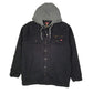 Mens Black Wrangler Chore Bomber Hoodie Windbreaker  Coat