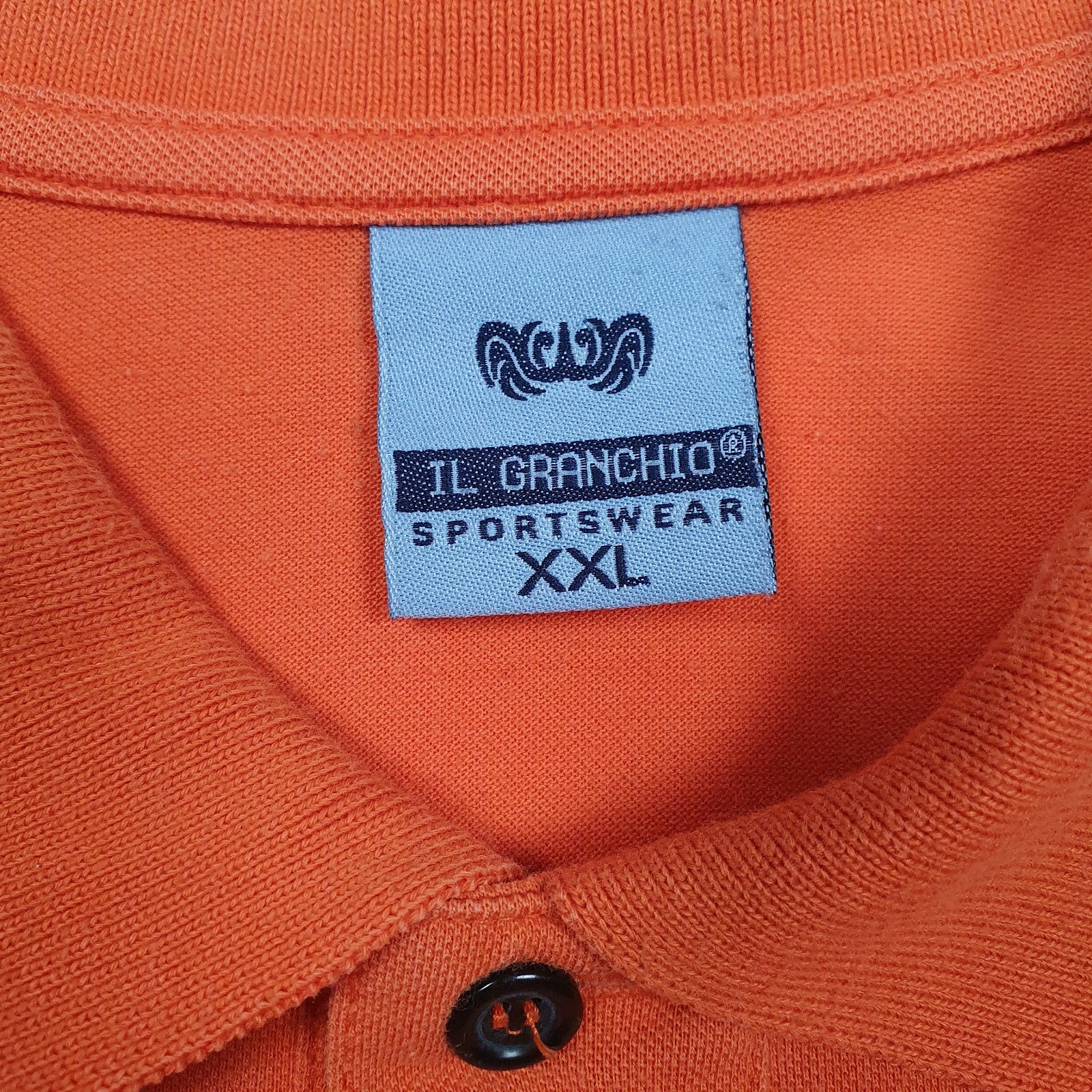 Mens Orange Il Granchio   Polo Shirt