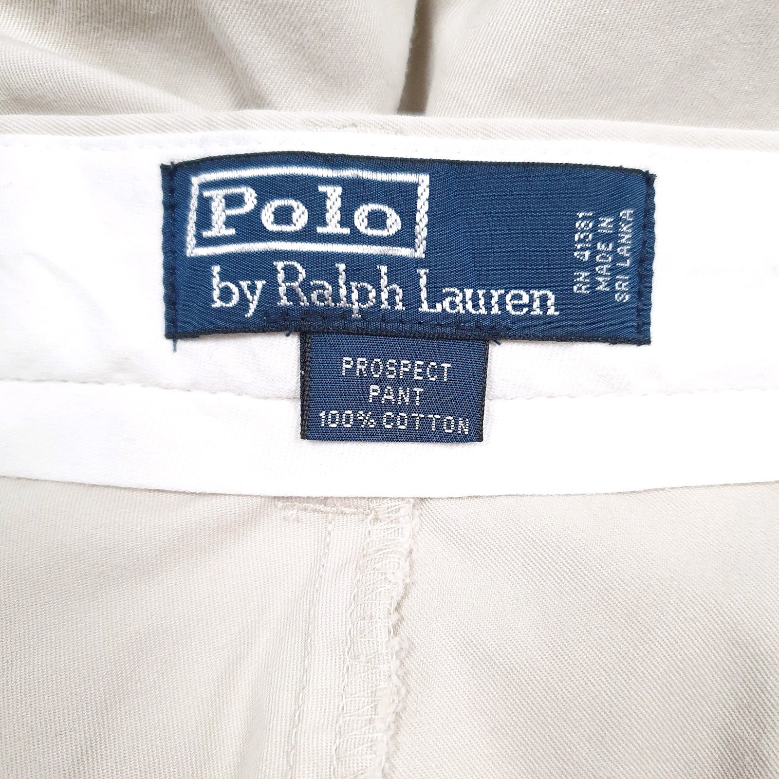 Mens Cream Polo Ralph Lauren Prospect Pant Quarter Zip Trousers