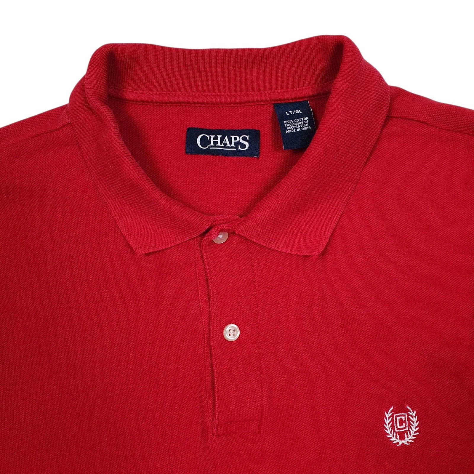 Mens Red Chaps   Polo Shirt