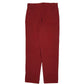 Mens Red Polo Ralph Lauren Vintage 90s Made In USA Pleated  Trousers