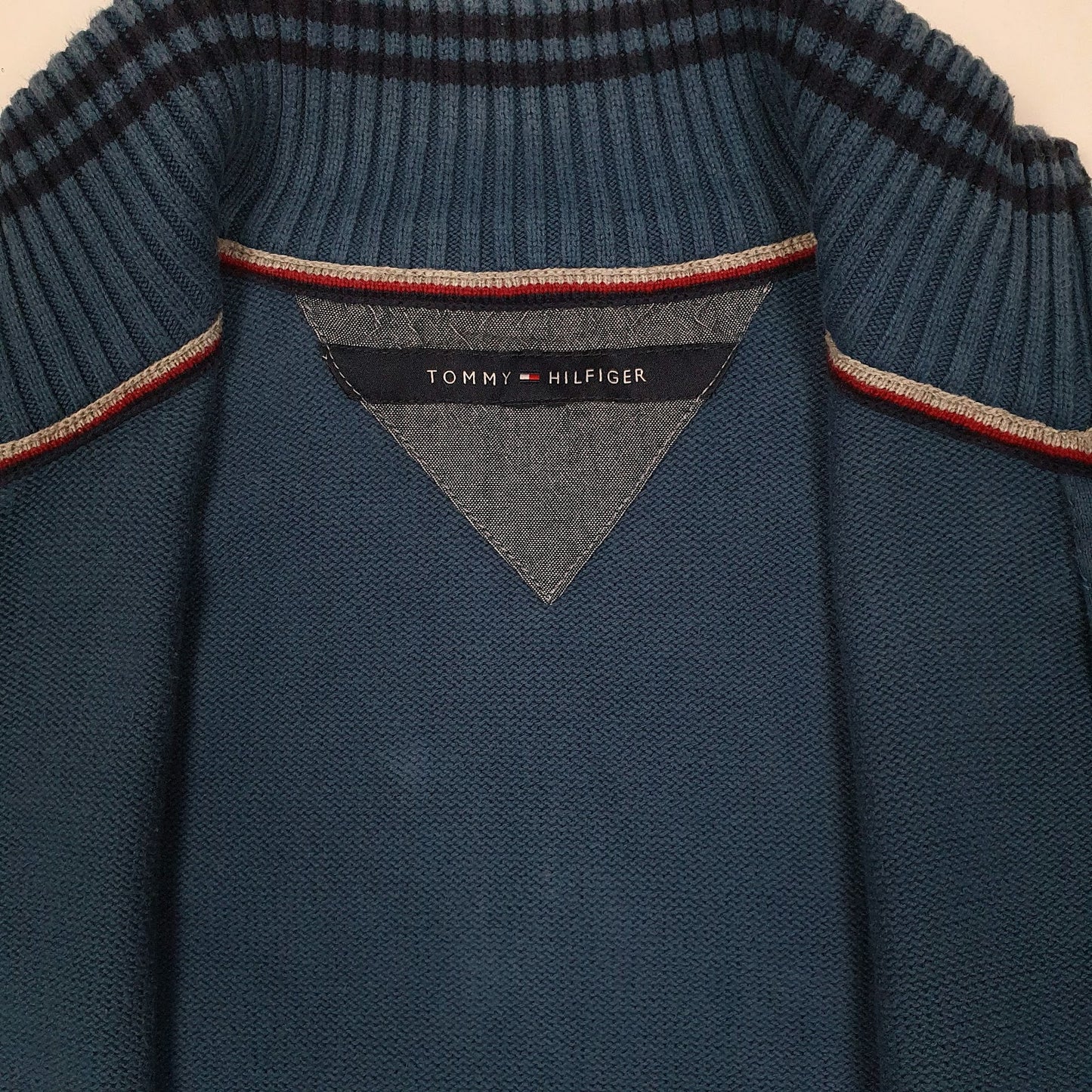 Mens Blue Tommy Hilfiger  Full Zip Jumper
