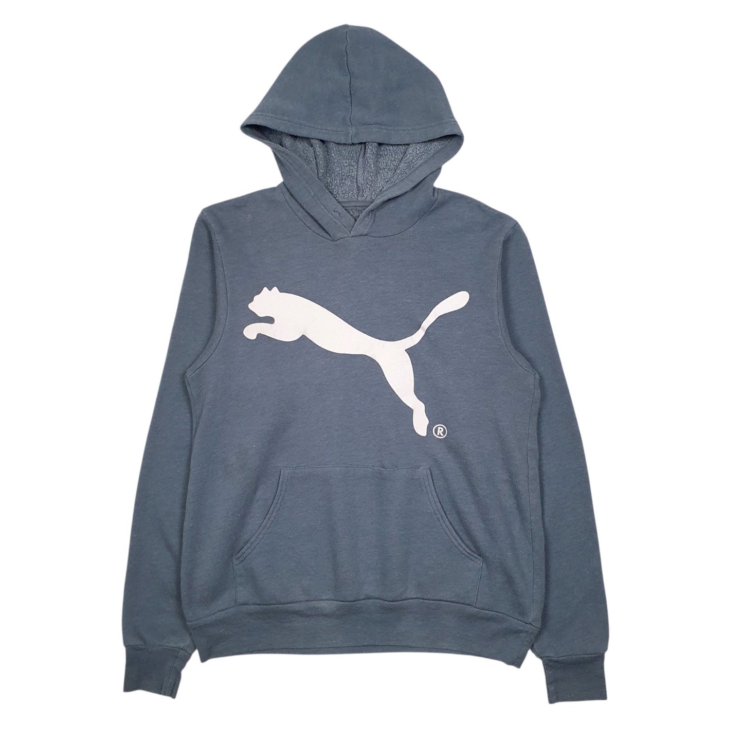 Mens Blue Puma  Hoodie Jumper