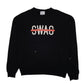 Mens Black Champion Swag Crewneck Jumper