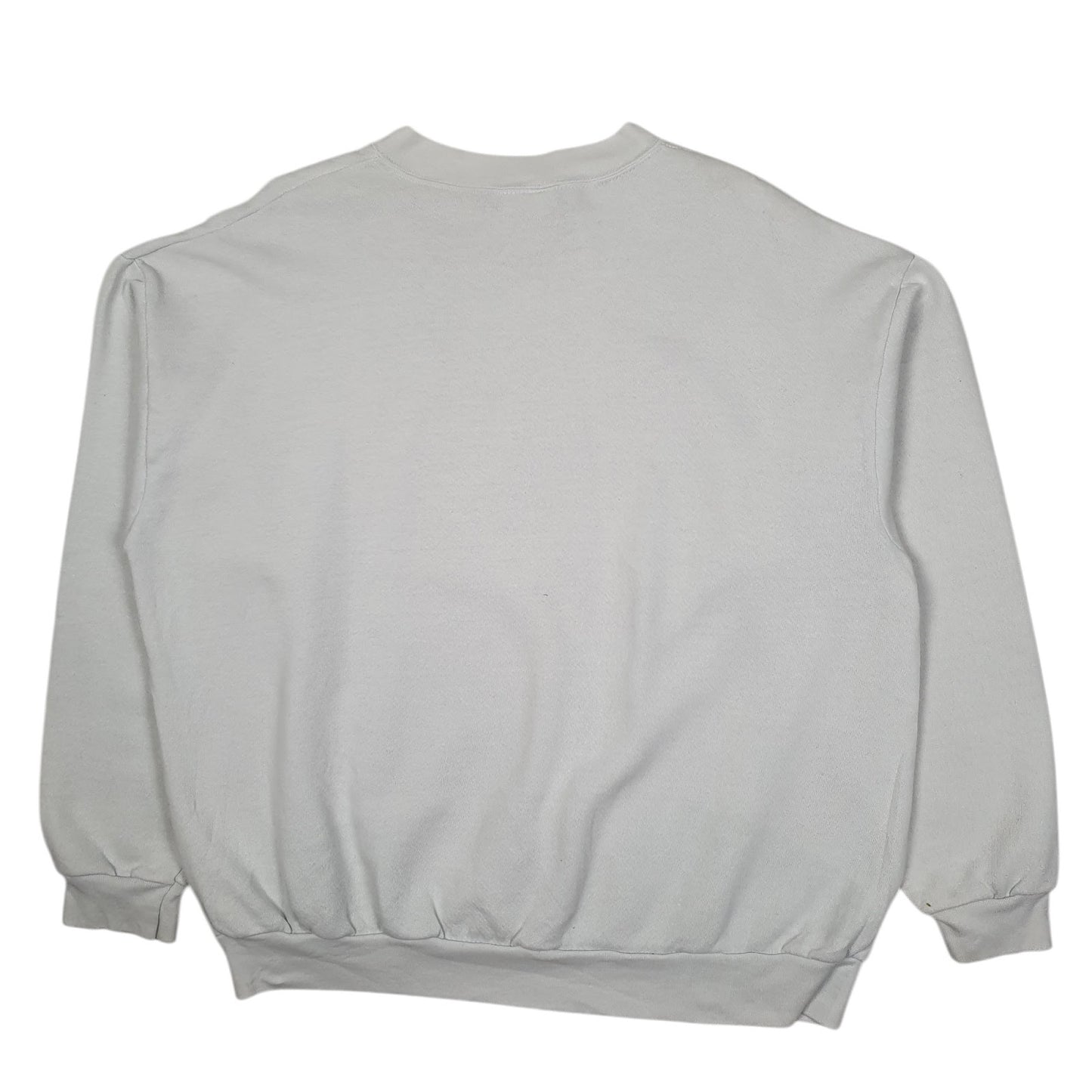 Mens White Lee Vintage 90s Seaworld Crewneck Jumper