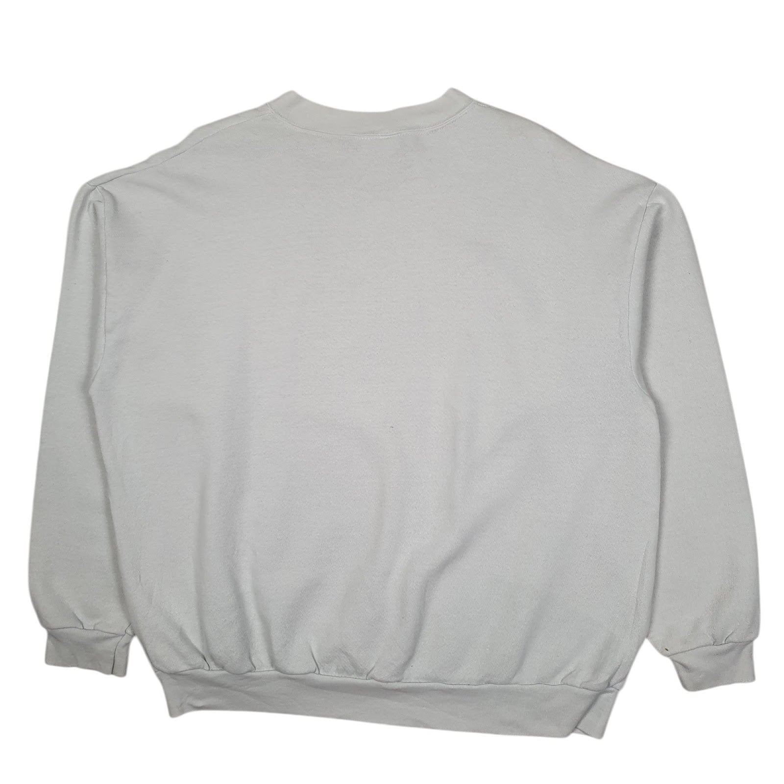 Mens White Lee Vintage 90s Seaworld Crewneck Jumper