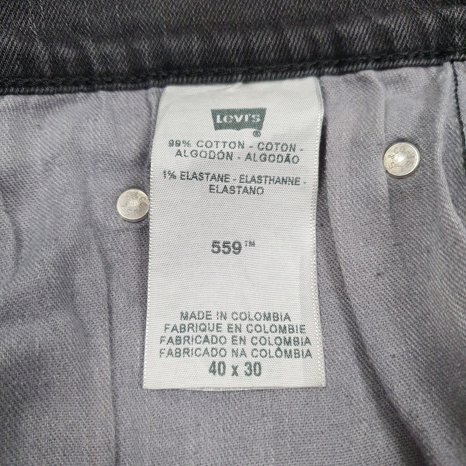 Mens Grey Levis   Jeans