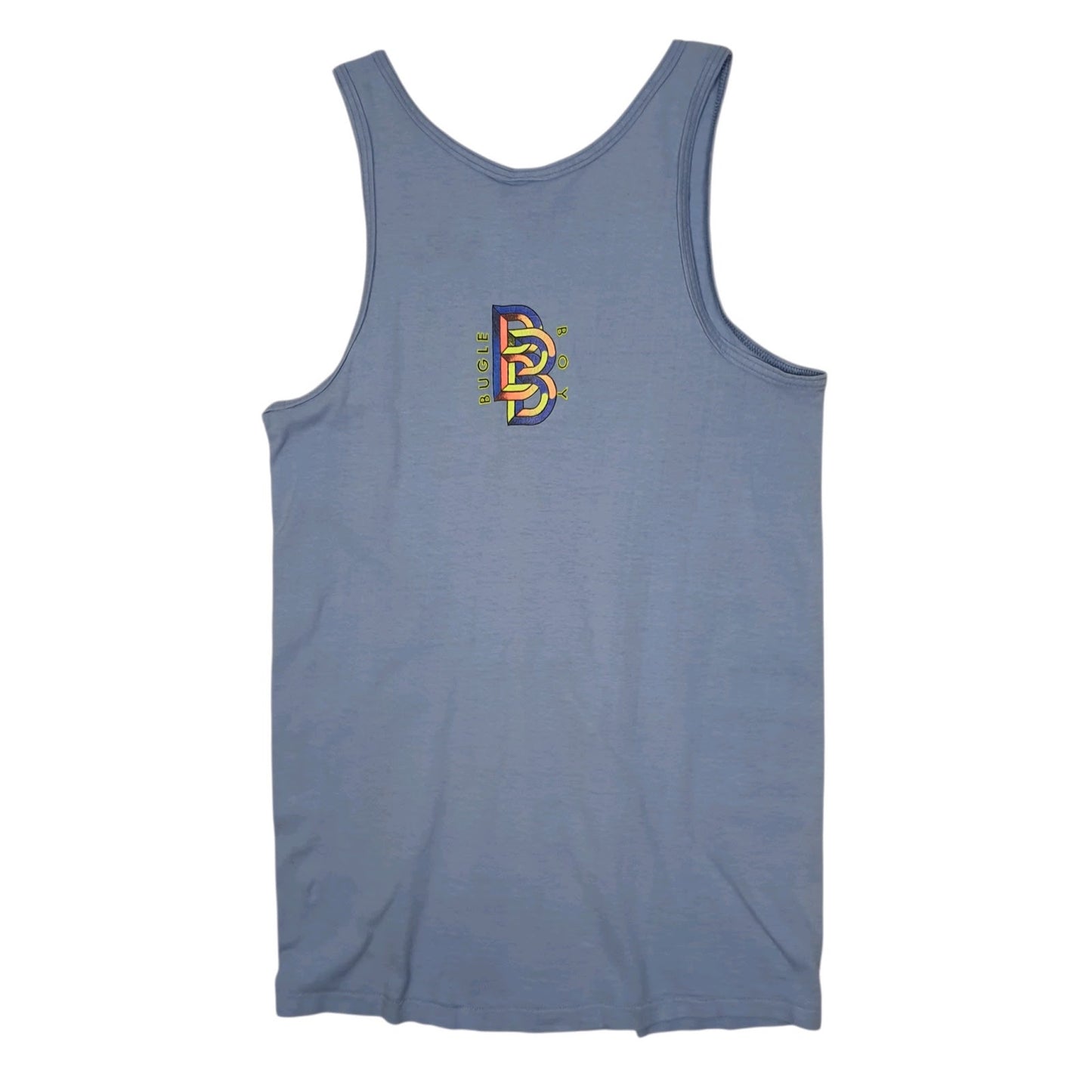 Mens Blue Bugle Boy Vintage 90s  T Shirt