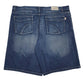 Mens Blue Indigo   Shorts