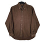 Mens Brown Peter Brothers Vintage Long Sleeve Shirt