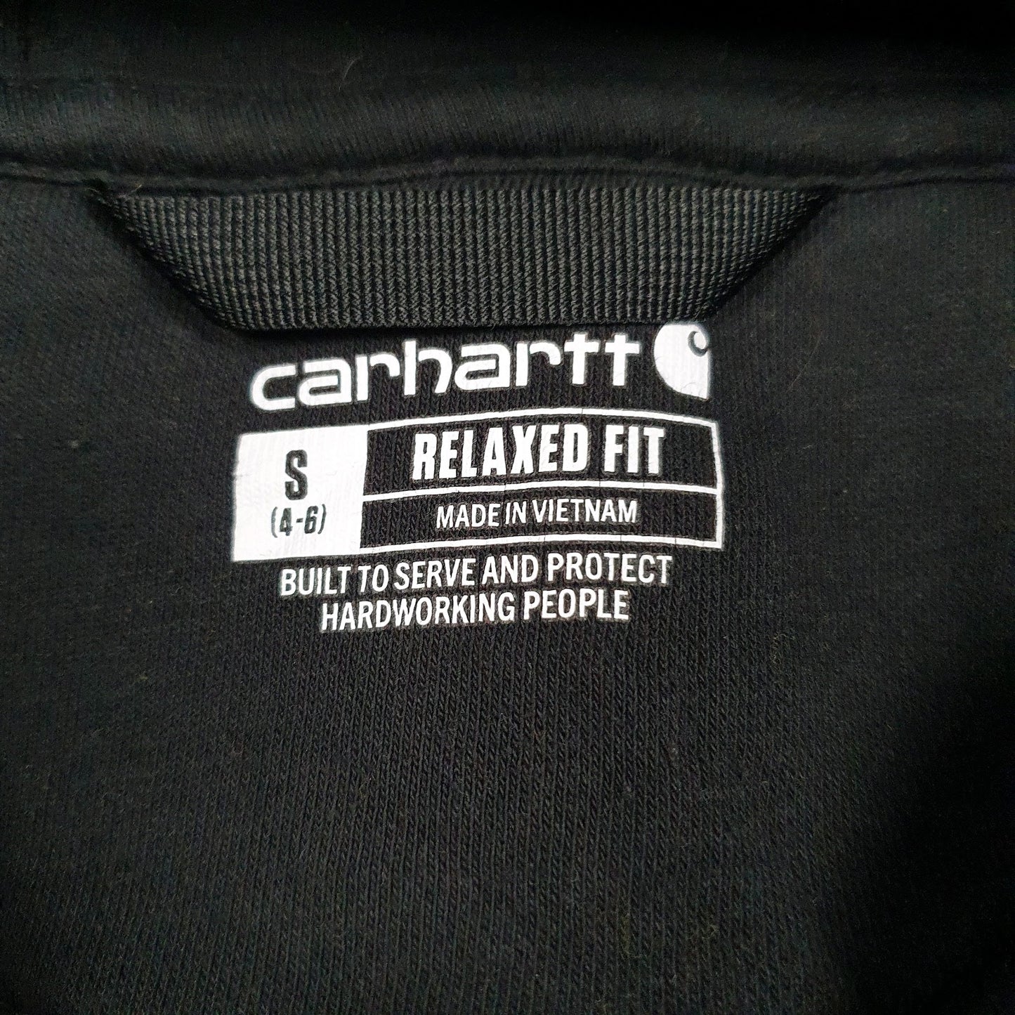 Womens Black Carhartt  Hoodie Jumper