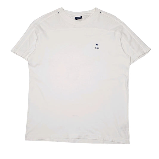 Mens White Trussardi Sport Short Sleeve T Shirt