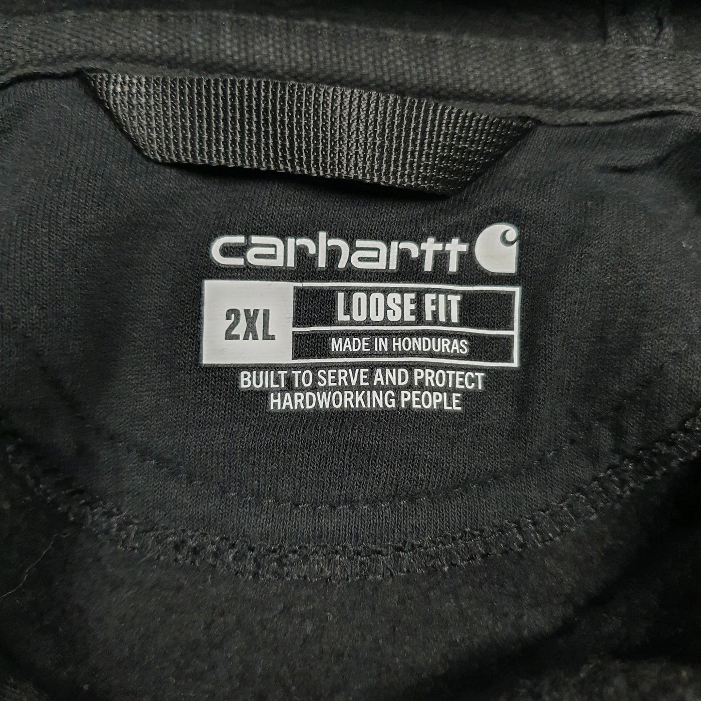 Mens Black Carhartt  Hoodie Jumper
