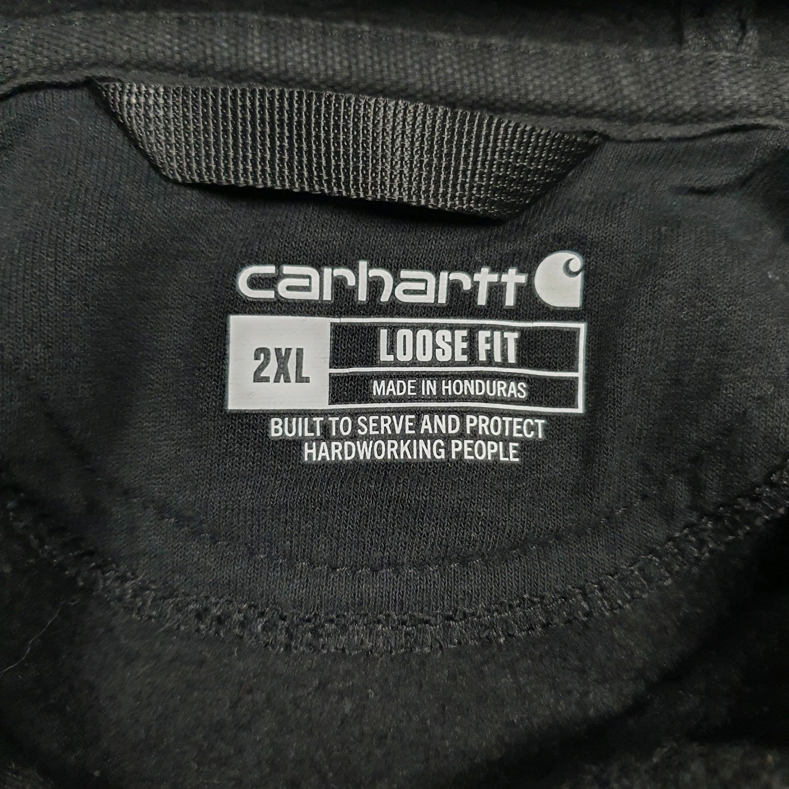 Mens Black Carhartt  Hoodie Jumper