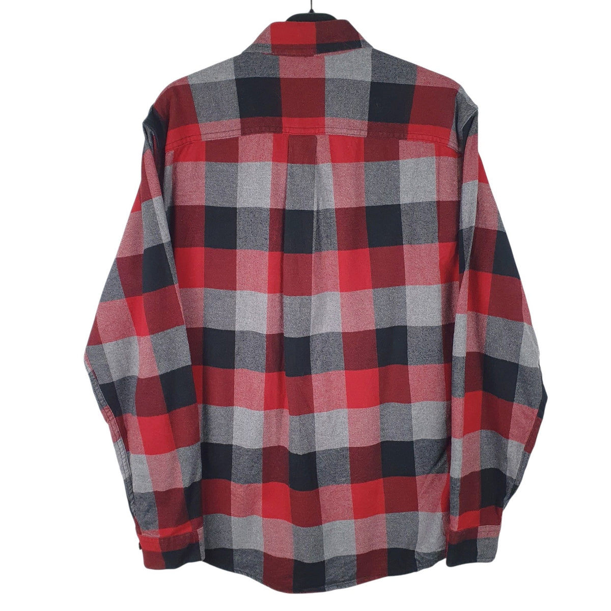 Mens Grey Eddie Bauer Flannel  Shirt